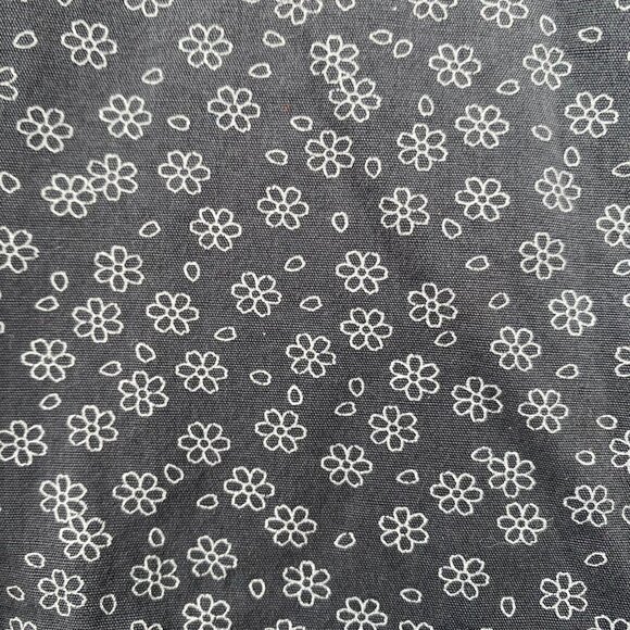 Denim and Flower Mens Shirt Medium Slim Fit Long Sleeve Floral Print Button-Up - Picture 6 of 7